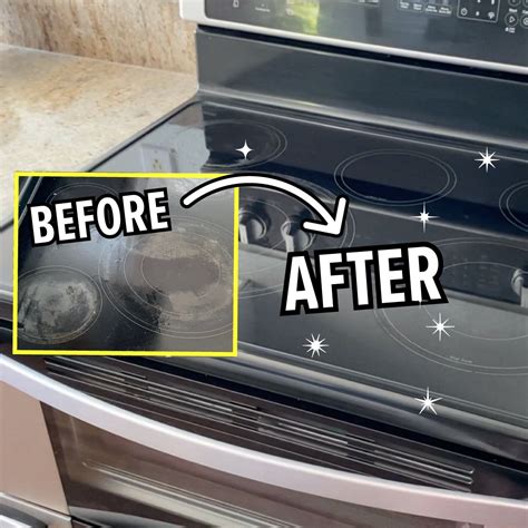 how to clean samsung black stove top